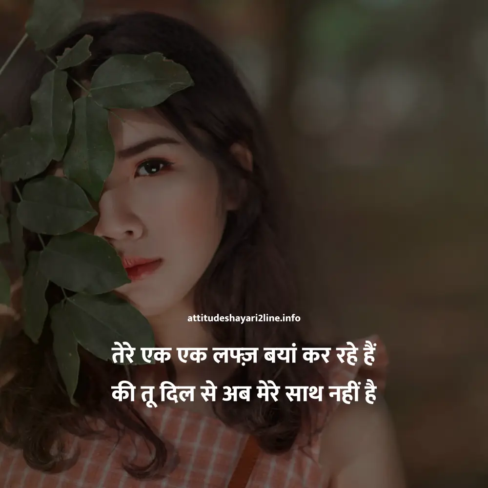 2 Line Attitude Shayari Love