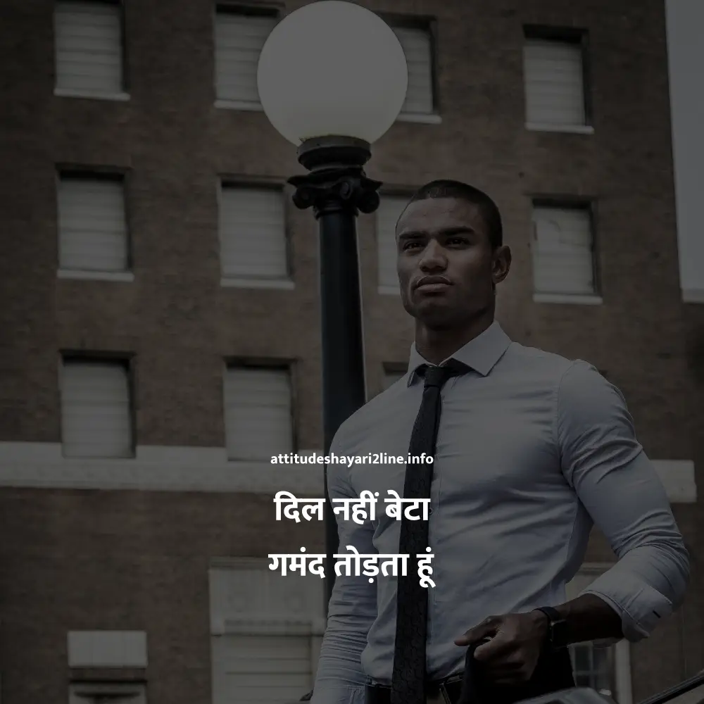 Attitude Shayari 2 Line Boy