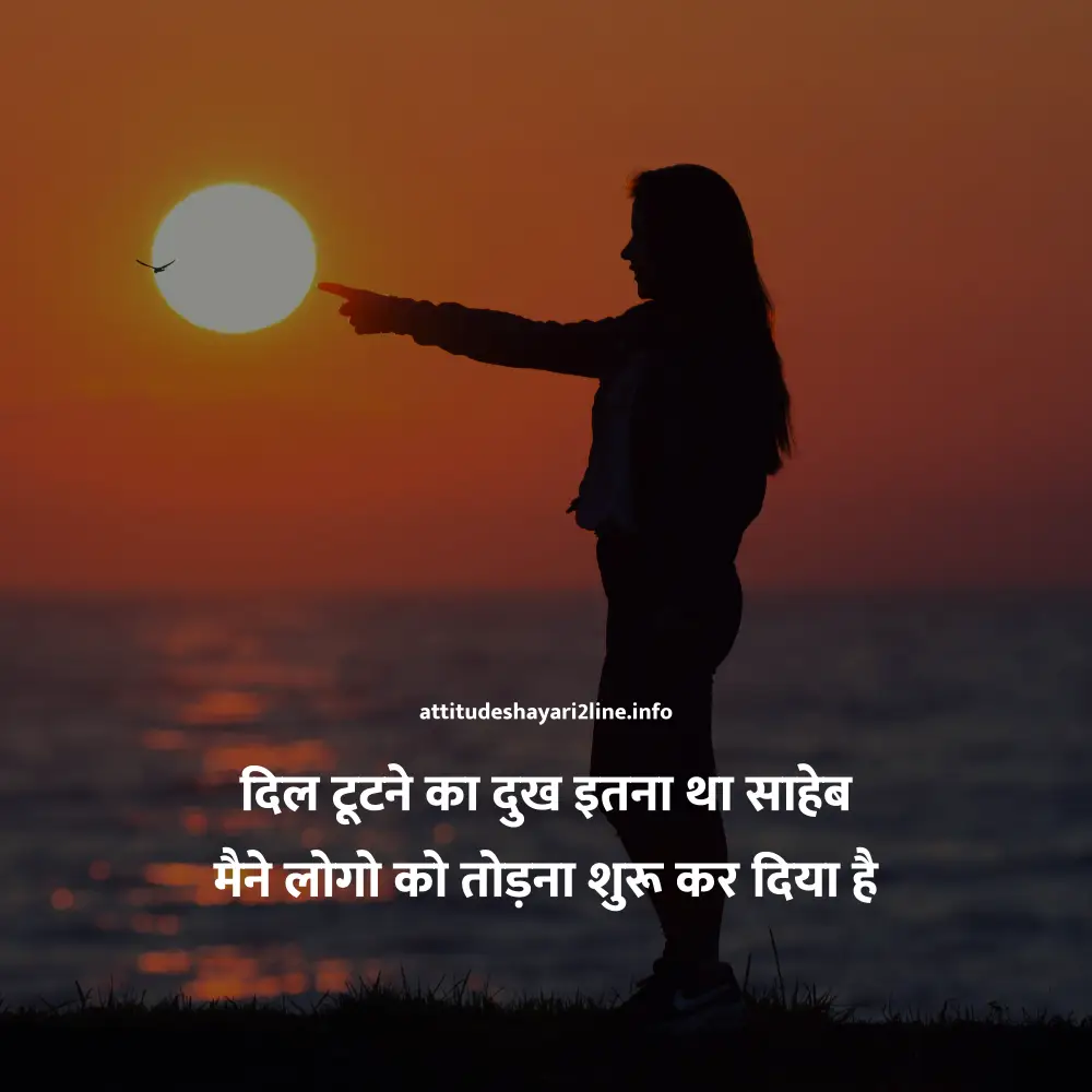 Attitude Shayari 2 Line Life