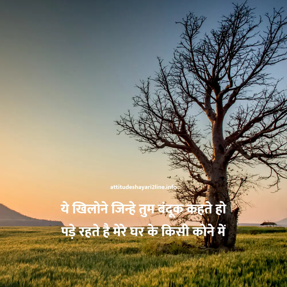 Attitude Shayari 2 Line Life